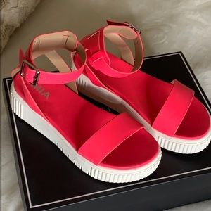 MIA Hot Pink Sneaker Sandals
